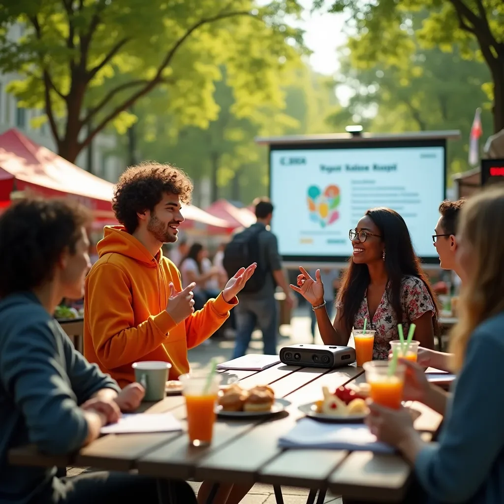 Supporting visual content